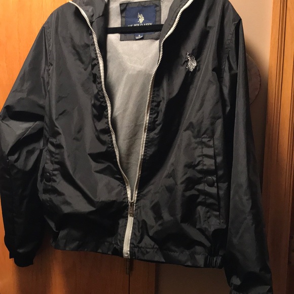 us polo black jacket